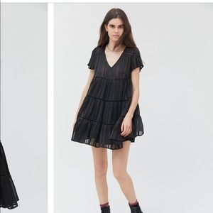 Urban outfitters pippa chiffon tiered dress